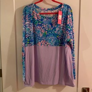 Lilly Pulitzer Finn Top In Full Bloom
